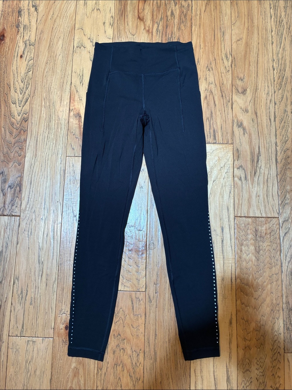 lululemon athletica Black Leggings with Side Stud Detail